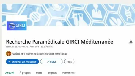 Nouvelle page Linkedin Recherche Paramédicale